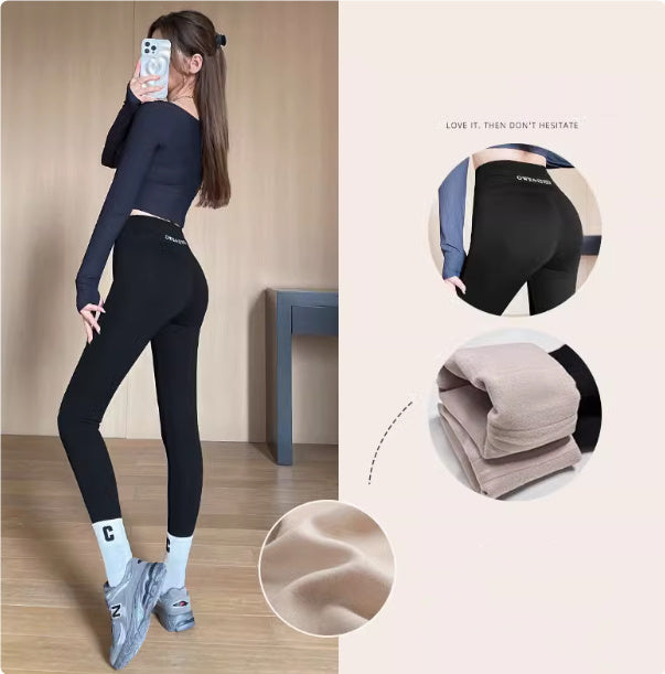 Leggings de lana de cordero