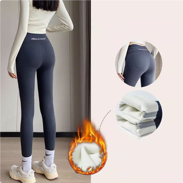 Leggings de lana de cordero