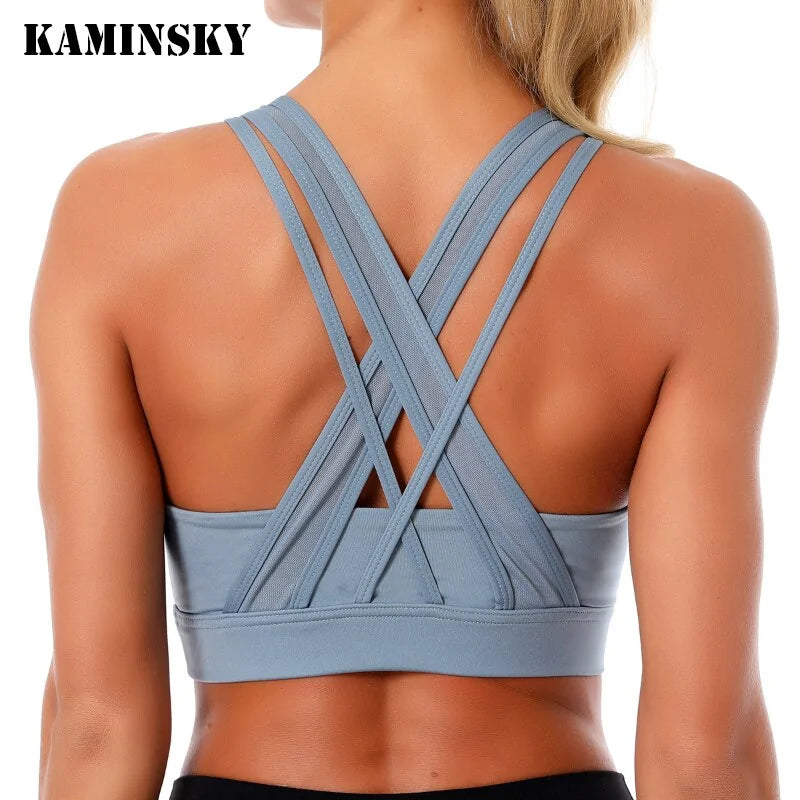 Sujetador Deportivo Push Up Kaminsky con Espalda Sexy