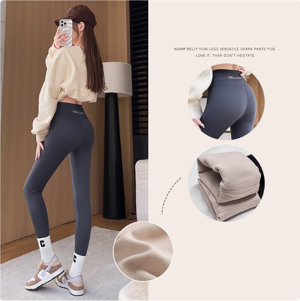 Leggings de lana de cordero