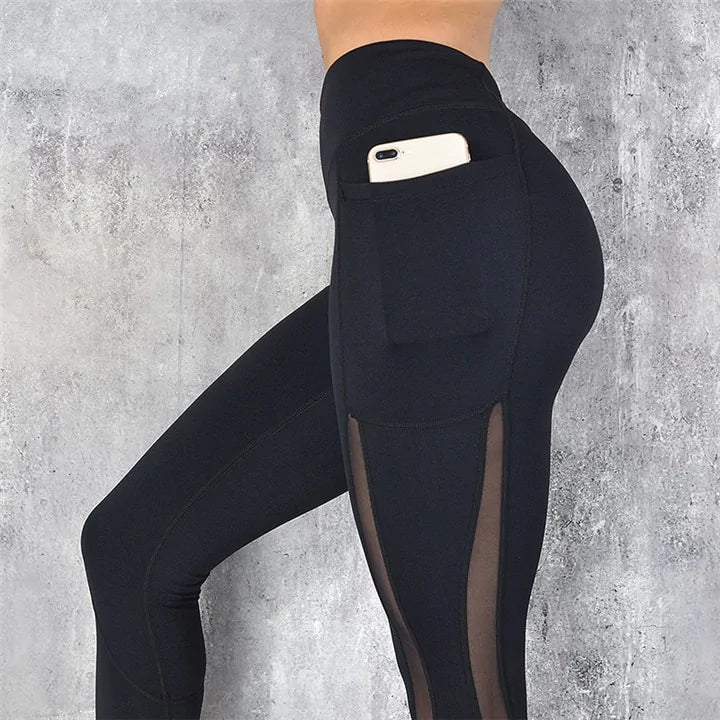 Leggings de cintura alta con bolsillos SVOKOR