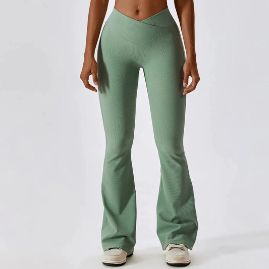 Pantalones Acampanados Gimnasio y Fitness