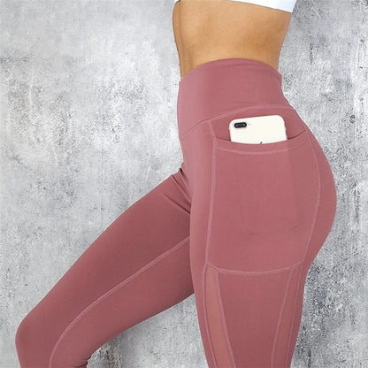 Leggings de cintura alta con bolsillos SVOKOR