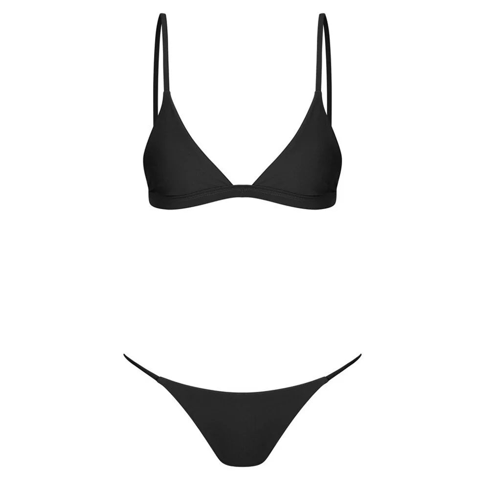 Bikini Bandeau Mujer – Push Up, Sin Tirantes y Estilo Brasileño